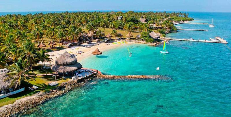 O que fazer na Colômbia: Viajar até as ilhas Mucura e deliciar com belas paisagens